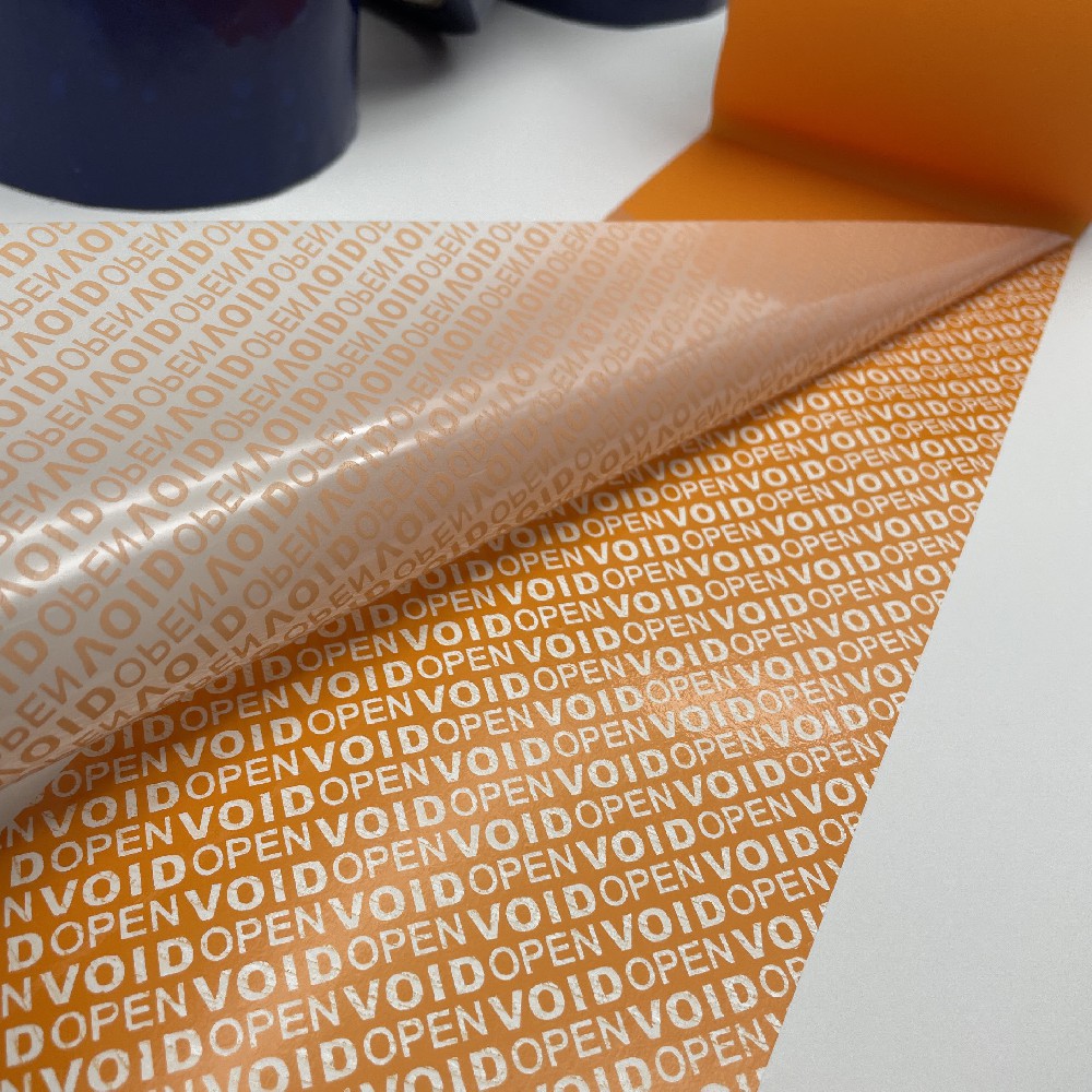 VOID揭开留字防伪标签、材料LOGO定制